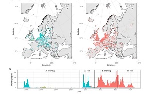 Роль факторов среды обитания в формировании пространственной неоднородности риска заражения диких птиц высокопатогенным вирусом гриппа A подтипа H5 (клады 2.3.4.4b) в Европе